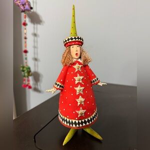 Whimsical Red Star Figurine